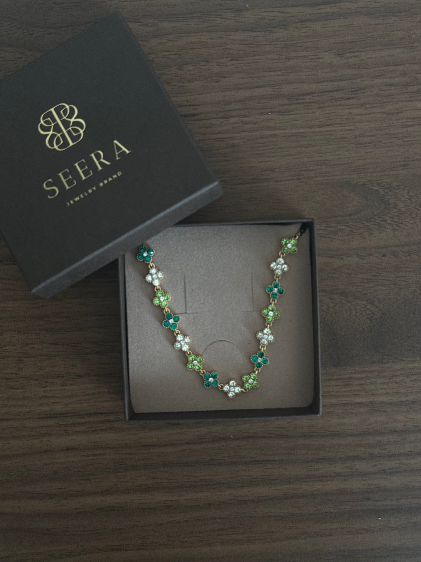 Collier Yasmeen vert