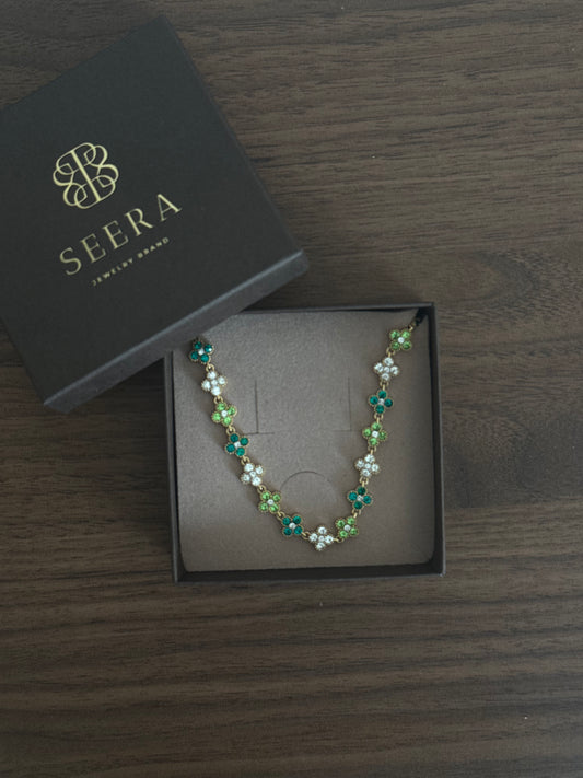 Collier Yasmeen vert